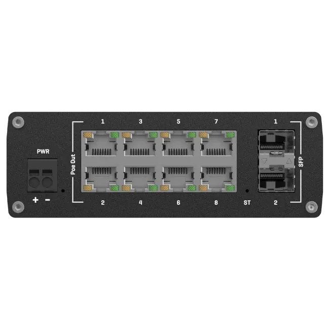 Teltonika TSW202 PoE+ Комутатор 8 портів керований