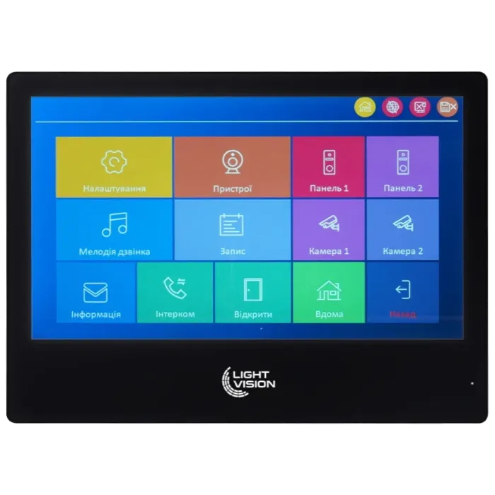 Light Vision SINGAPORE WiFi FHD BLACK (AI) 10" Відеодомофон