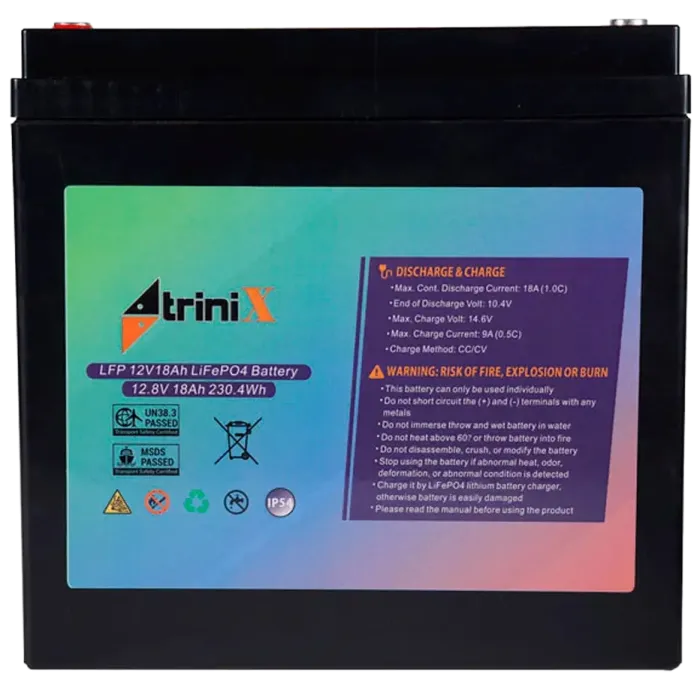 TRINIX LFP 12V18Ah LiFePo4 Акумуляторна батарея