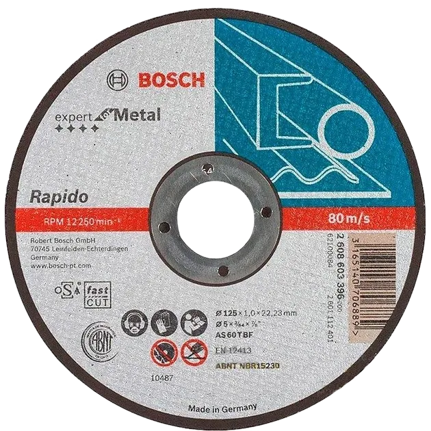 Bosch 125х1 мм (2608603396) Круг відрізний