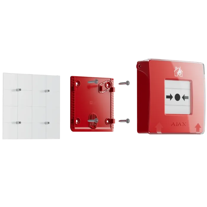 Ajax Manual Call Point (Red) (8EU) ASP Ручний пожежний сповіщувач