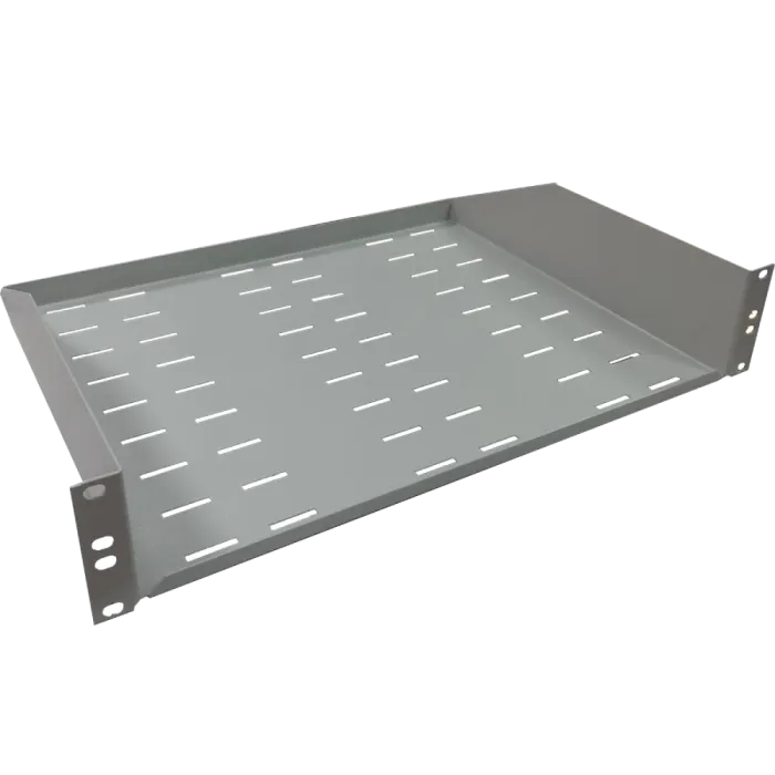 2U 19" 350мм 25 кг Полиця консольна