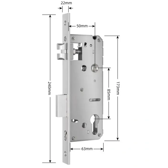 SEVEN LOCK 5085 Врізна частина