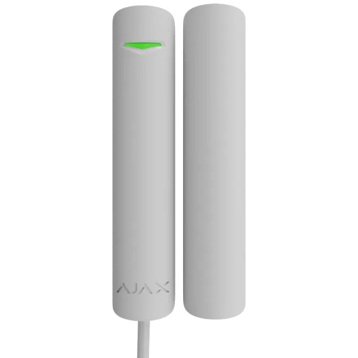 Ajax DoorProtect G3 Fibra ASP white дротовий магнітоконтактний відчинення, удару та зміни кута нахилу Сповіщувач