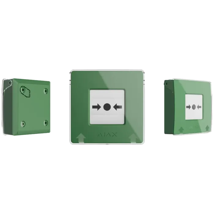 Ajax Manual Call Point (Green) Бездротовий ручний сповіщувач
