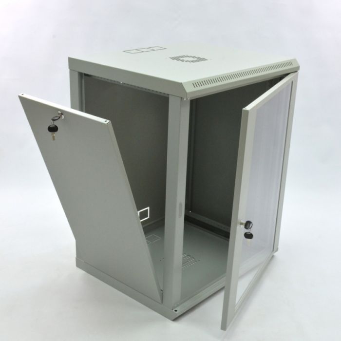 Шафа серверна CMS 15U 600 x 500 x 773 UA-MGSWL155G для мережевого обладнання