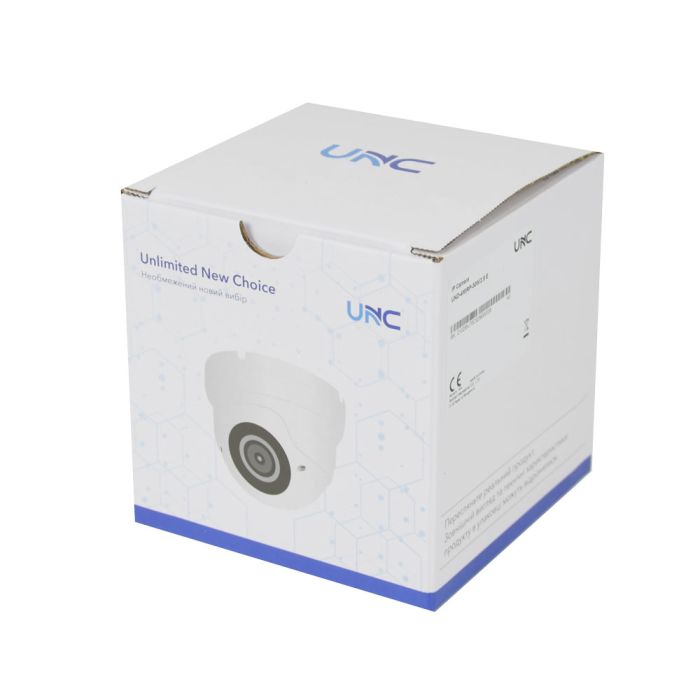 IP відеокамера UNC UNVD-4MIRP-30W/2.8A ES купольна 4 Мп вулична для відеоспостереження