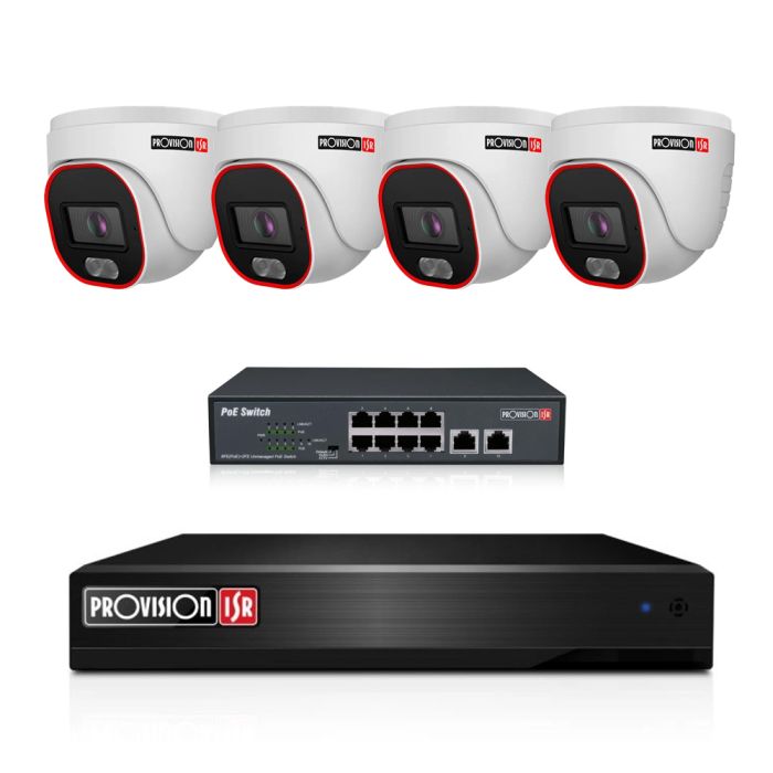 Комплект IP відеоспостереження 2Мп Provision-ISR, купол, розширення