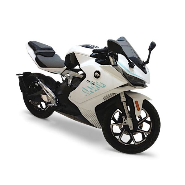 Електроскутер QJ motor 5000D mid-drive 72V 60Ah white (DC7)