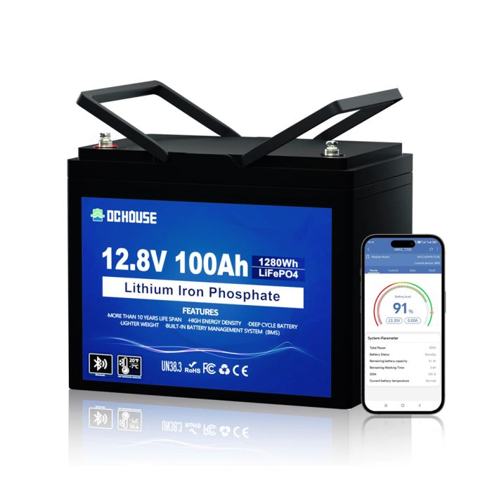 Акумулятор LiFePO4 DC HOUSE 12.8V 100Ah Bluetooth