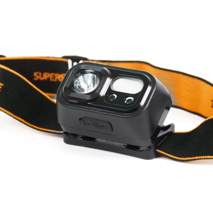 Налобний ліхтар SUPERFIRE HL23-X, що перезаряджається, потужністю 2 Вт