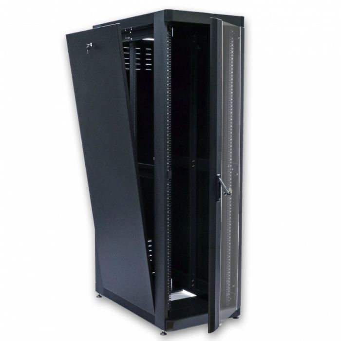 Шафа серверна CMS 45U 610 х 1055 UA-MGSE45610MB посилена для мережевого обладнання
