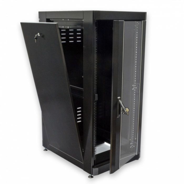 Шафа серверна CMS 28U 610 х 865 UA-MGSE2868MB посилена для мережевого обладнання