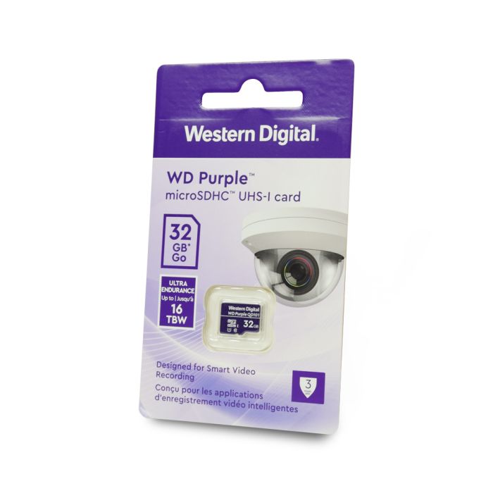 Карта пам'яті Western Digital MICRO SDXC 32GB UHS-I WDD032G1P0C WDC спеціалізована для відеоспостереження