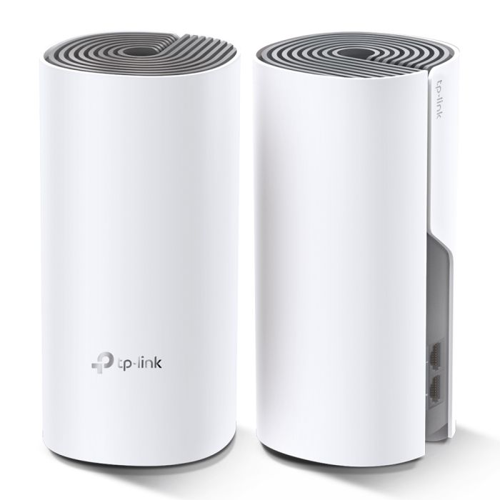 Домашня Mesh Wi-Fi система TP-LINK DECO E4 2PK AC1200 2xFE LAN/WAN MU-MIMO (DECO-E4-2-PACK)