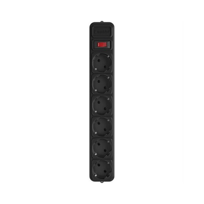 Мережевий фільтр GEMBIRD Power Cube SPG6-G-6B, кабель 1,8 м, 6 розеток