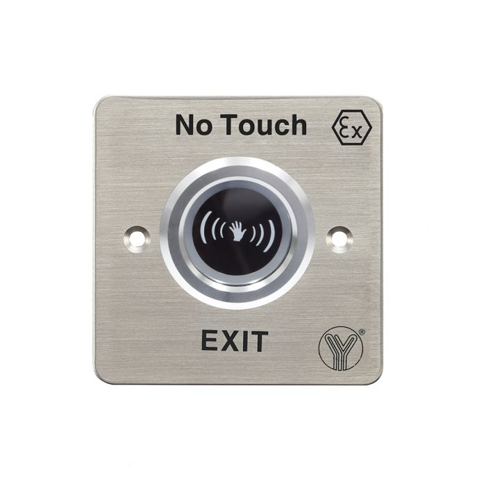 Кнопка виходу безконтактна Yli Electronic ISK-841C(LED)-EX вибухозахищена для системи контролю доступу