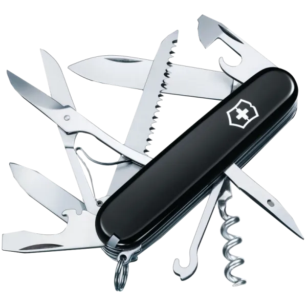 Victorinox Swiss Army Huntsman 1.3713.3 Ніж чорний