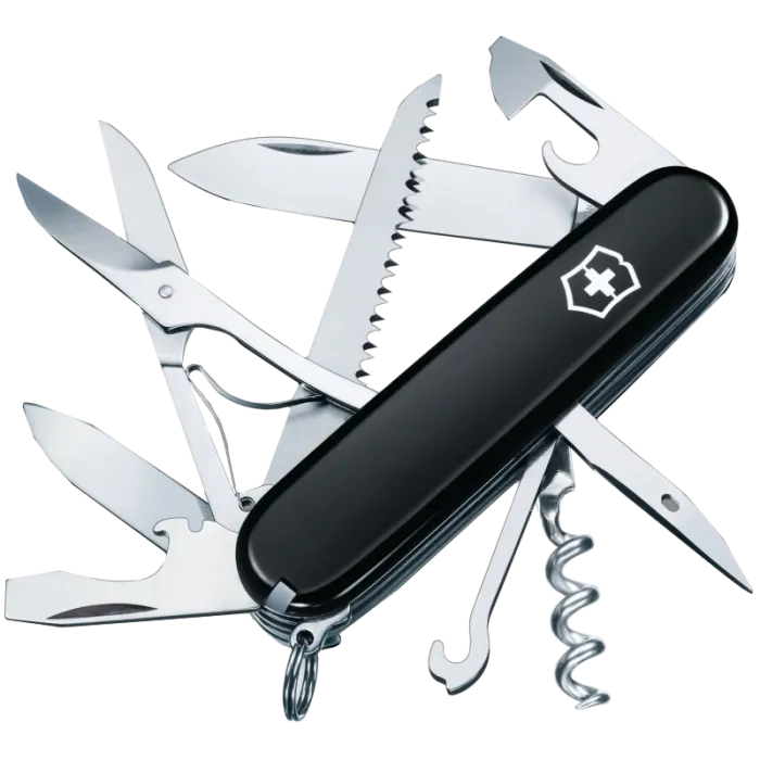 Victorinox Swiss Army Huntsman 1.3713.3 Ніж чорний