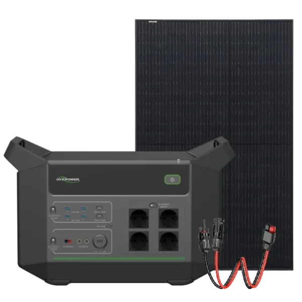 HYXiPower HYX-EA2500 + Risen Solar RSM40-8-400MB Full Black Система автономного живлення однофазна