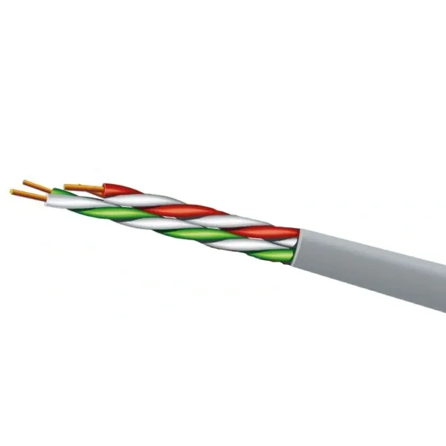 Cat. 5e U/UTP 2х2х24 AWG(0,51), бухта 305м ЗЗЦМ (7091016) Кабель кручена пара (UTP мідь внутрішній 2-х парний (4-х жильний))