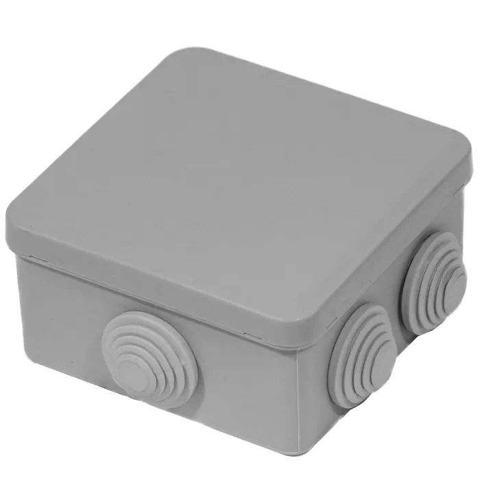 IP54, UEA (100х100x50) Коробка розподільча квадратна зовнішня