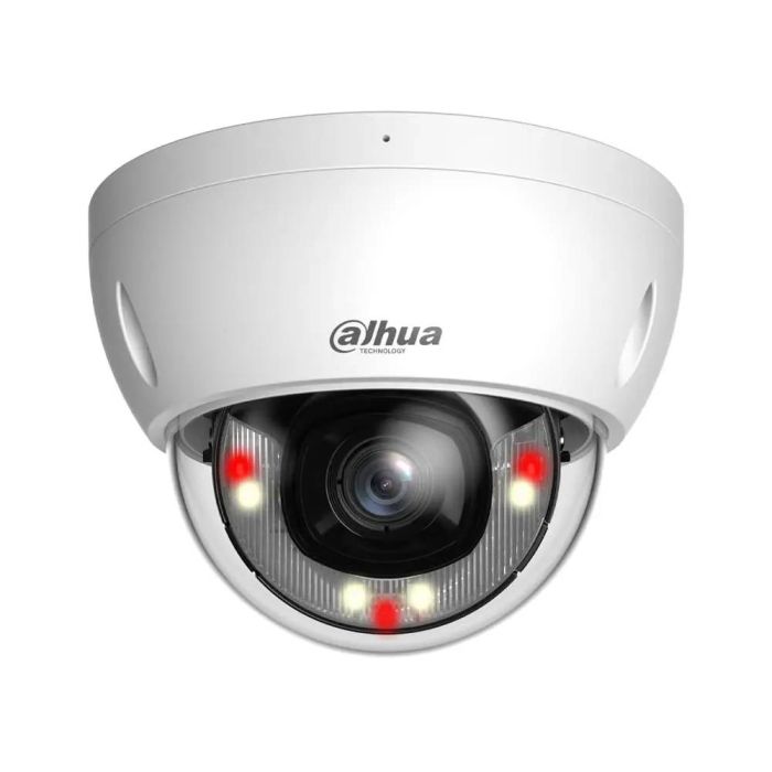 IP-відеокамера 2 Мп Dahua DH-IPC-HDBW2249E-S-IL (2.8 мм) з подвійним підсвічуванням та мікрофоном для системи відеонагляду