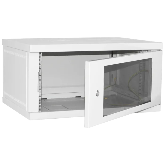 IPCOM СН-4U-060х035-ДС-7035 (RAL7035) Шафа телекомунікаційна скло