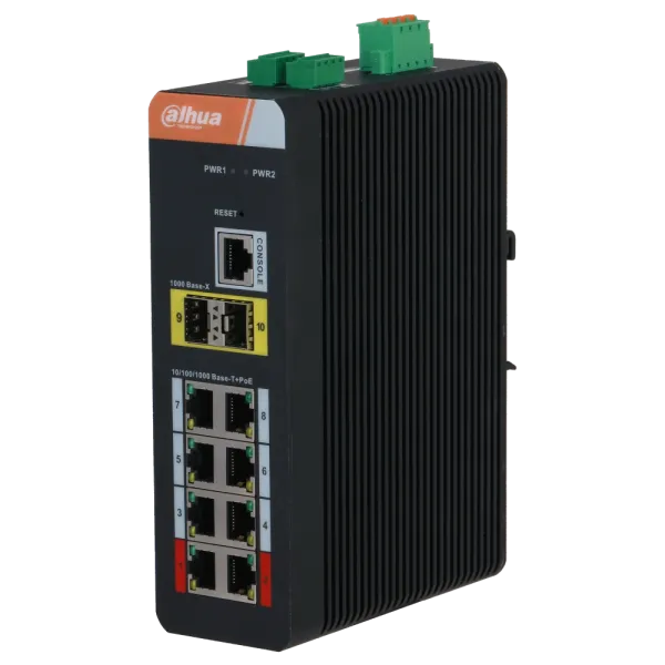 Dahua DH-IS4210-8GT-120 PoE Комутатор 10 портів керований