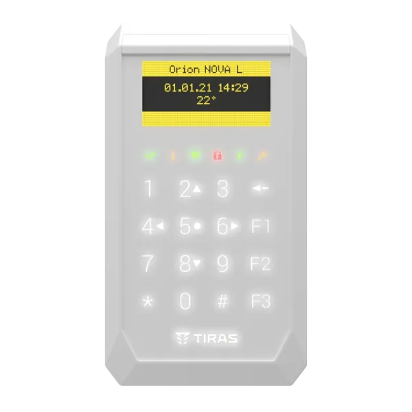 Tiras K-PAD OLED (white) Сенсорна OLED клавіатура Тірас