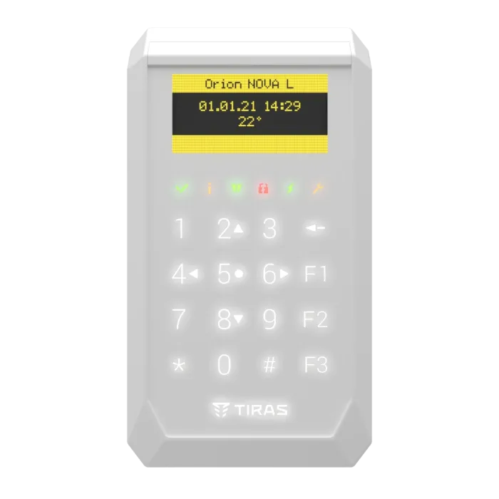 Tiras K-PAD OLED+ white Сенсорна OLED клавіатура Тірас