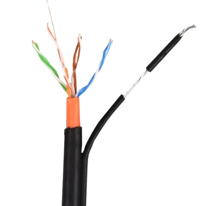 GoldMine GM UTP 4*2*0.5-CU PVC PE MT кат.5е Кабель (UTP мідь зовнішній з тросом, що несе) бухта 305м