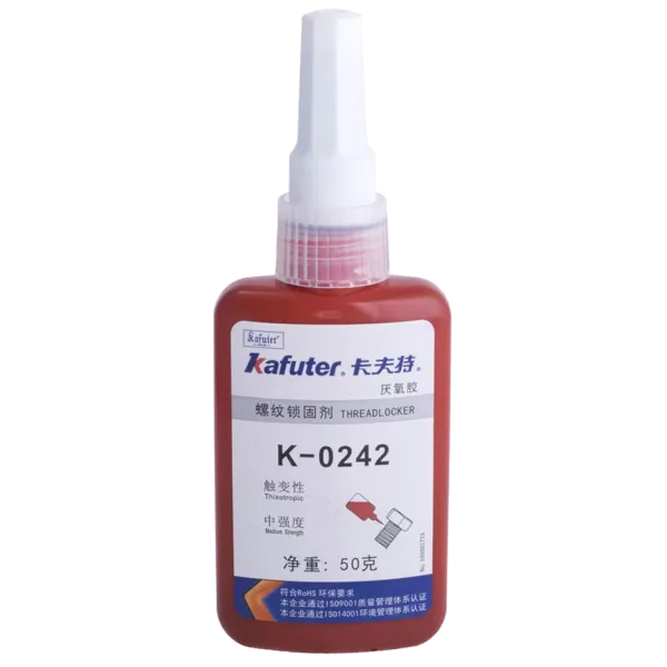 Kafuter K-0242 50ml Лак фіксатор різьби гвинтів синій