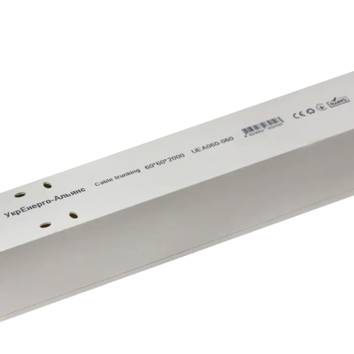 60х60 мм 2м із подвійним замком Кабельний канал