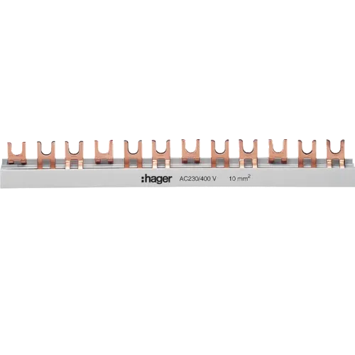 Hager KDN363B Шина фазна 3P 10мм 57M