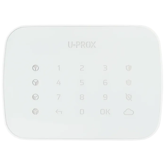 U-Prox Keypad G4 White Бездротова сенсорна клавіатура для чотирьох груп