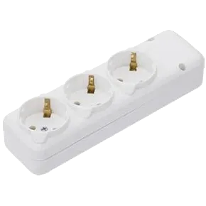 UEA Колодка 3 гнізда із заземленням