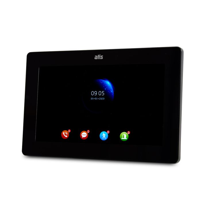 Комплект відеодомофона ATIS AD-770FHD Black + AT-400HD Gold