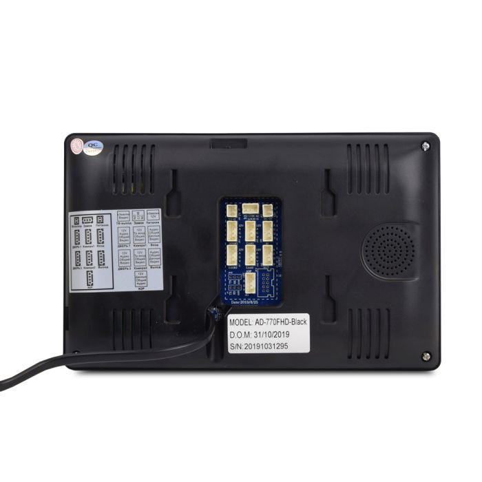 Комплект відеодомофона ATIS AD-770FHD Black + AT-400HD Gold