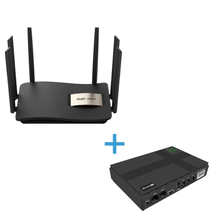 VIA Energy Mini UPS + RG-EW1200G Pro Комплект маршрутизатор та джерело безперебійного живлення