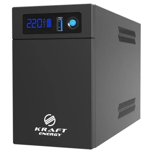 Kraft KRF-1200VA/720W(LED) LiFePO4 UPS Джерело безперебійного живлення