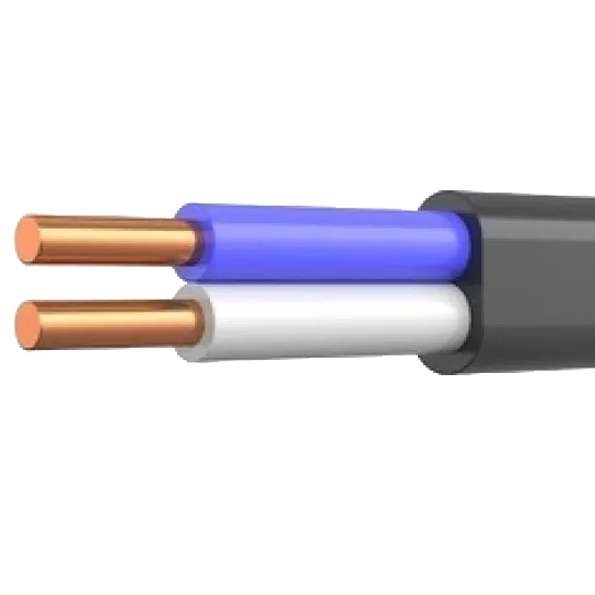 ВВГ нг LS П 2х1,5 чорний (Україна) (100м) Кабель