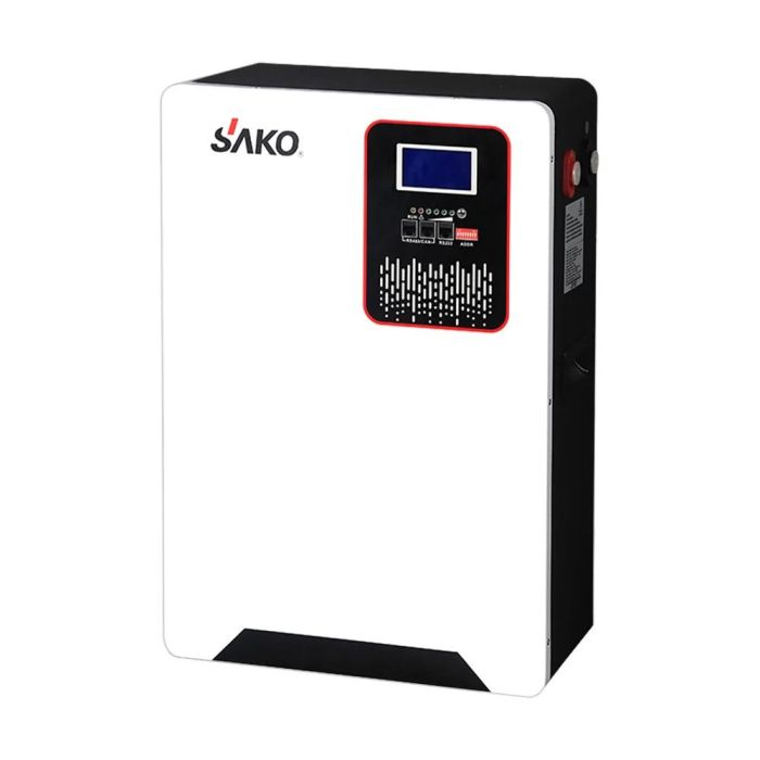 Комплект резервного живлення Sako: гібридний інвертор 6.5kVA/6.2kW SUNON V 48V+120A MPPT й акумуляторна батарея 51.2В 6144Втг Li-Sun series LiFePo4