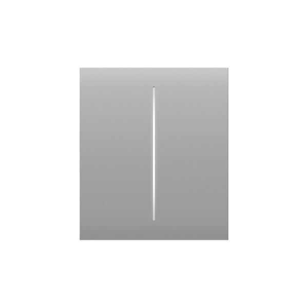 Центральна кнопка для двоклавішного вимикача Ajax CenterButton (2-gang) Fog