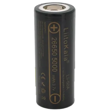 LiitoKala 26650 Li-Ion Lii-50A 5000mah Акумулятор