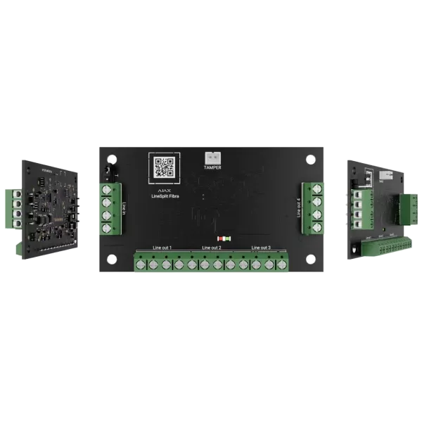 Ajax LineSplit Fibra Модуль для розгалуження лінії Fibra на чотири лінії