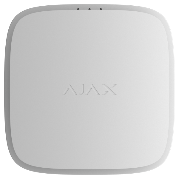 Бездротовий адресний пожежний сповіщувач точковий тепловий Ajax EN54 FireProtect (Heat) Jeweller White (119917.273.WH1)