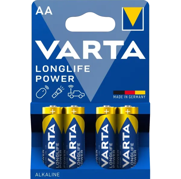 AA VARTA HIGH ENERGY/LONGLIFE POWER BLI 4 ALKALINE Батарейка