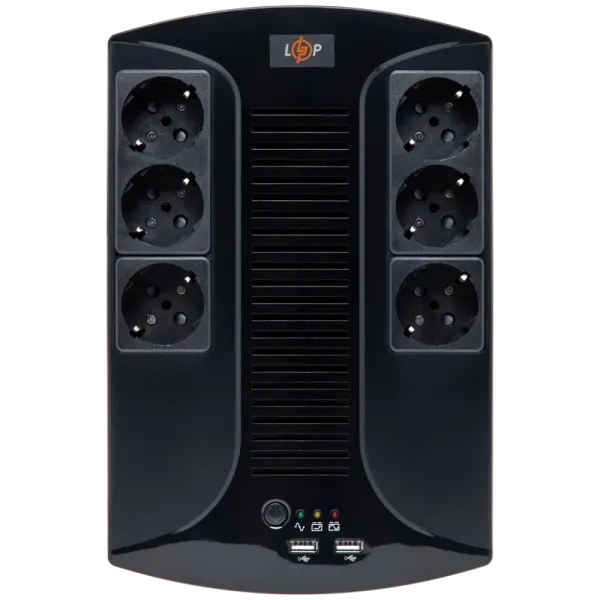 Logicpower LP 650VA-6PS (455Вт) Джерело безперебійного живлення