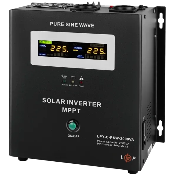 LOGICPOWER LPY-С-PSW-2000VA (1400Вт) MPPT 24В Джерело безперебійного живлення